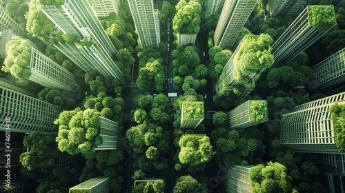 Green Urban Horizon: Where Nature Meets Modernity