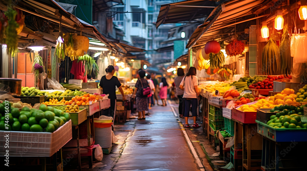 Bustling Vibrancy: A Snapshot of the Dynamic Local Markets in Hong Kong