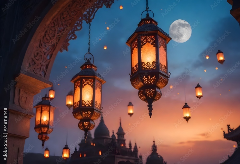 Fantasy-themed Lantern for Islamic Ramadan Festivities