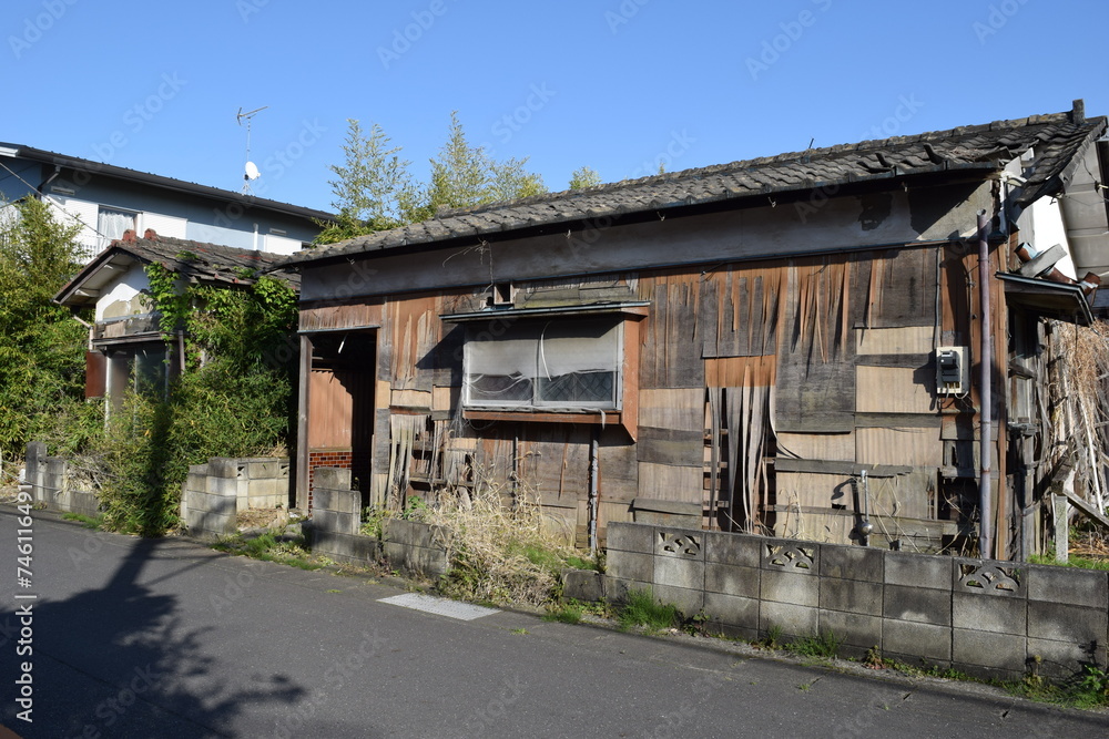 空き家になった日本の住宅 空き家になった日本の住宅