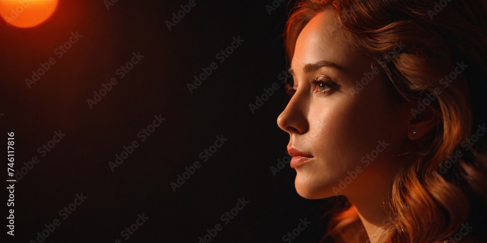 portrait of a woman with copy space portrait of a woman with copy space