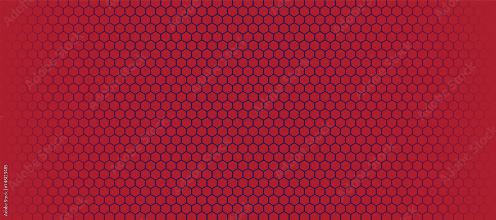 Hexagon pattern gradient banner. Seamless pattern background. Abstract honeycomb background. Vector illustration Hexagon pattern gradient banner. Seamless pattern background. Abstract honeycomb background. Vector illustration