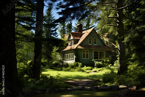 Nostalgic Solitude: H.H. Munro's Cottage Beside the Verdant Wilderness