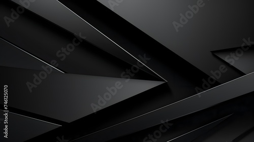 wallpaper; minimalistic background design; diagonals and futuristic triangular shapes of black color