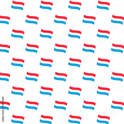 Luxembourg flag pattern. Travel print. Tourism illustration