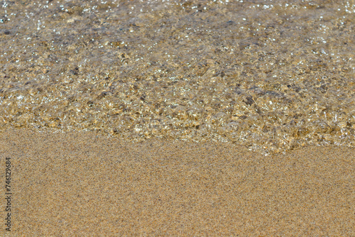 Wallpaper Mural Wave hitting the beach Torontodigital.ca