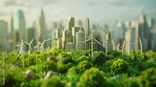 Innovative Cityscape: Integrating Green Technology for Environmental Progress