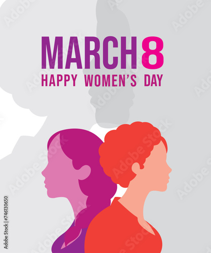 March 8 happy women's day © AVN Designs