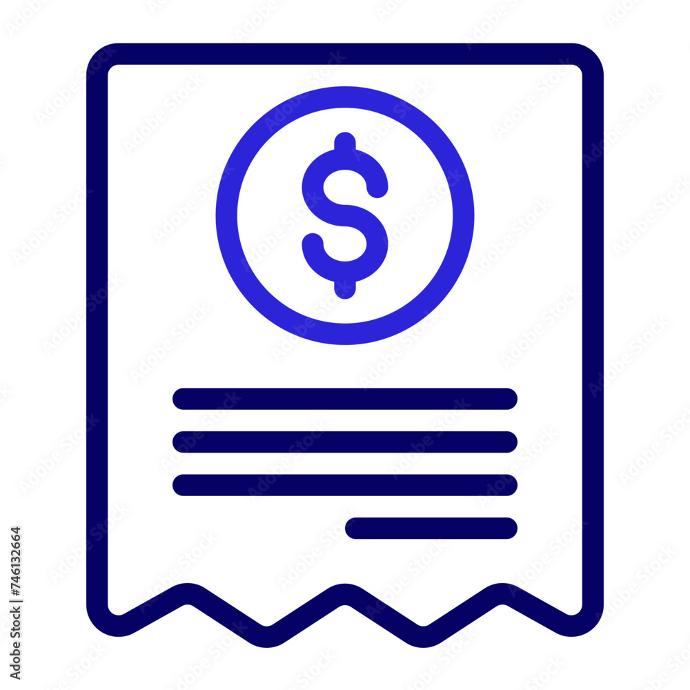 This is the File icon from the Finance icon collection with an Outline Color style This is the File icon from the Finance icon collection with an Outline Color style