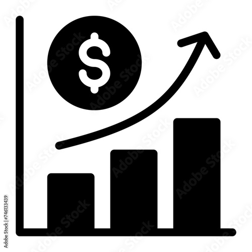 This is the Business icon from the Finance icon collection with an Black Fill style