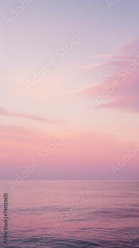 A soft pink sky at sunset Calmness atmospheric photo footage for TikTok, Instagram, Reels, Shorts