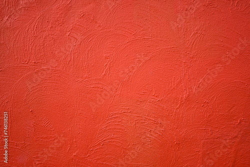 Texture red cement wall. photo