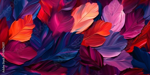Vibrant Abstract Painting: Ideal for Graphic Design and Seamless Wallpaper Backgrounds. Concept Abstract Art, Graphic Design, Wallpaper Backgrounds, Vibrant Colors © Anastasiia
