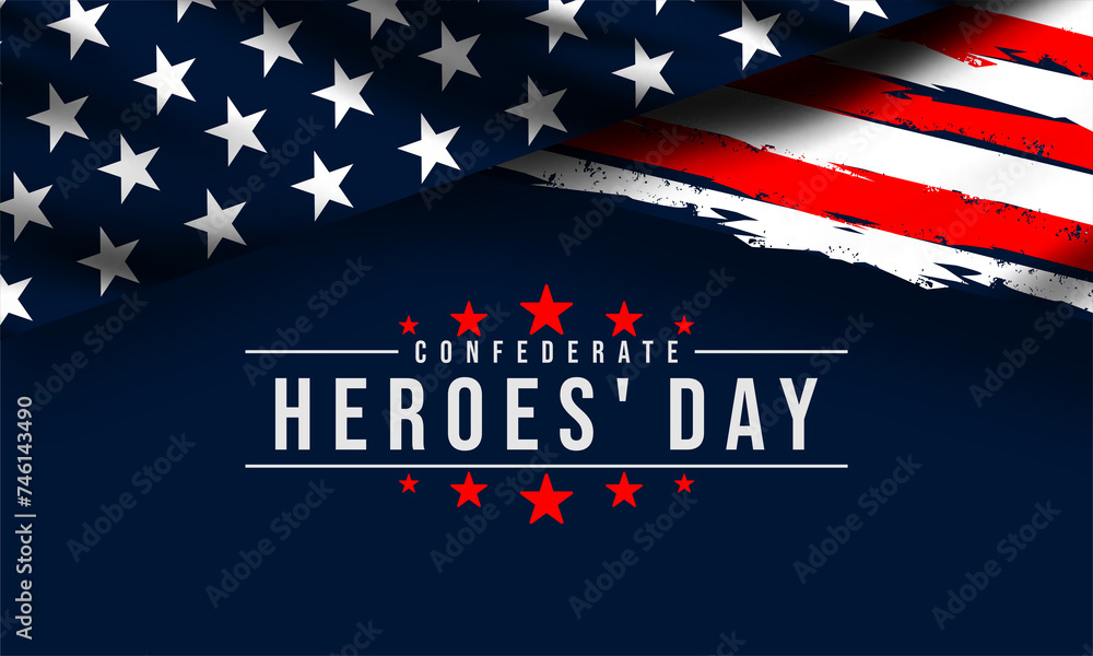 confederate heroes' day. Confederate Memorial Day Honoring All Us Heroes	
