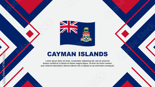 Wallpaper Mural Cayman Islands Flag Abstract Background Design Template. Cayman Islands Independence Day Banner Wallpaper Vector Illustration. Cayman Islands Illustration Torontodigital.ca