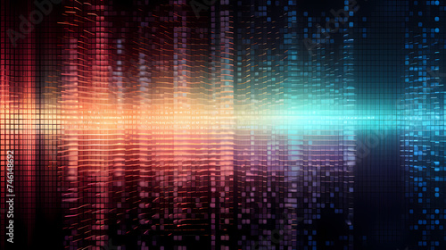 Seamless digital pixel glitch abstract error background overlay pattern