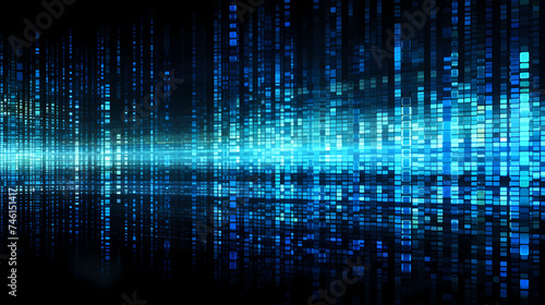 Abstract terminal display with line of code, warning and exclamation mark to warn against cyber attack