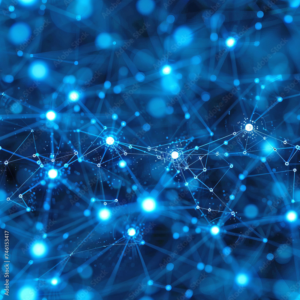 Fototapeta premium brain neural network, biology lab science, ai generated