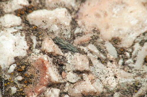 Close-Up of Mineral-Rich Rock Surface