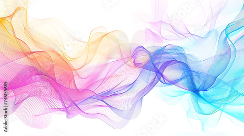 multicolored abstract pattern on white background