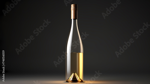Bottle of red wine on background, advertising shoot © Derby