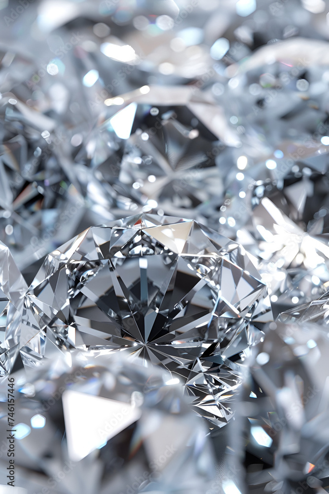 banner for a jewelry store, close-up background of diamonds banner for a jewelry store, close-up background of diamonds