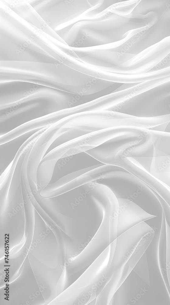 Obraz premium white abstract wavy background