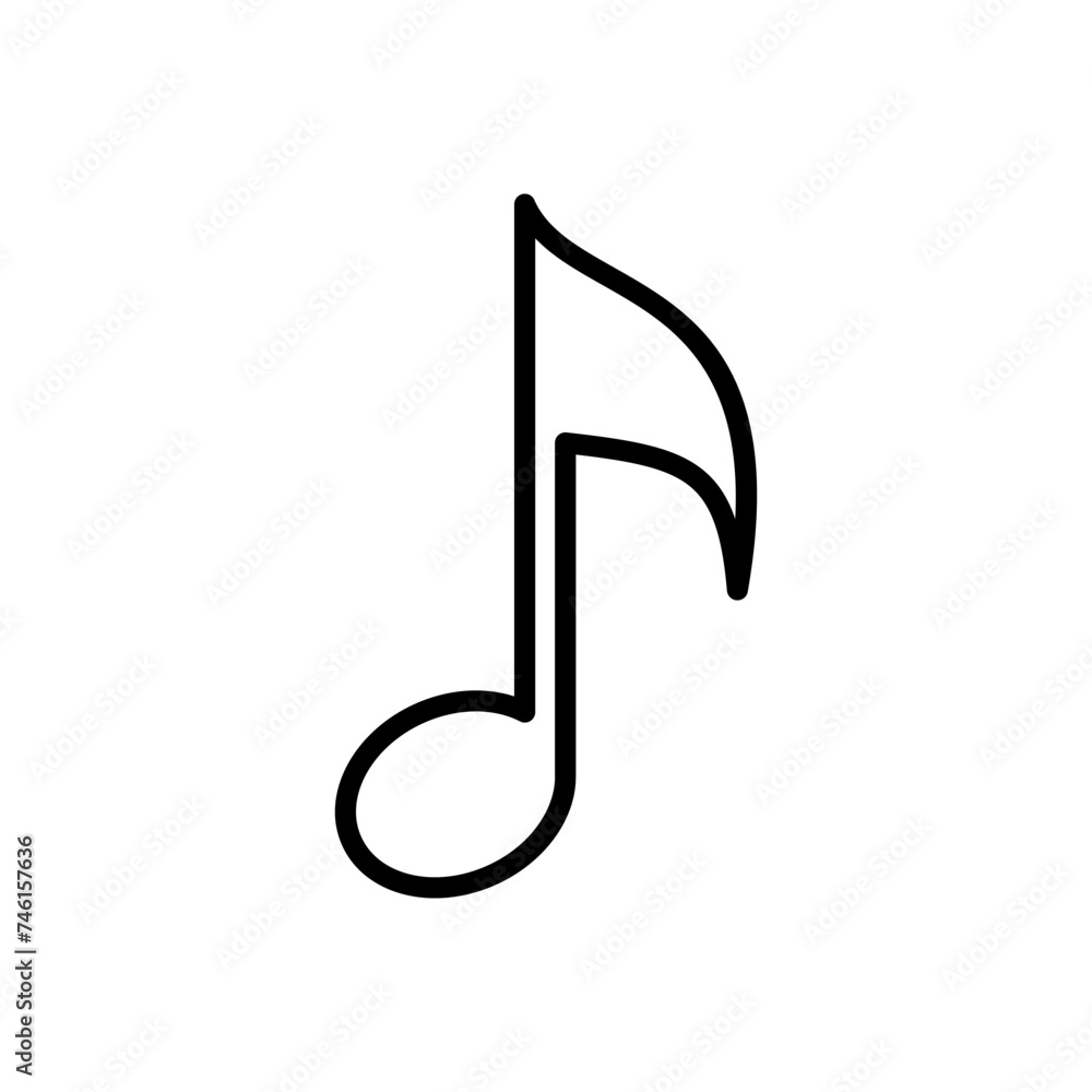 Music icon vector. note music icon vector Music icon vector. note music icon vector