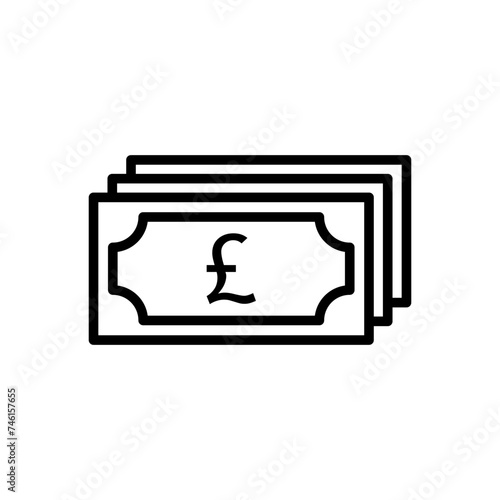 Money icon vector. Money vector icon.