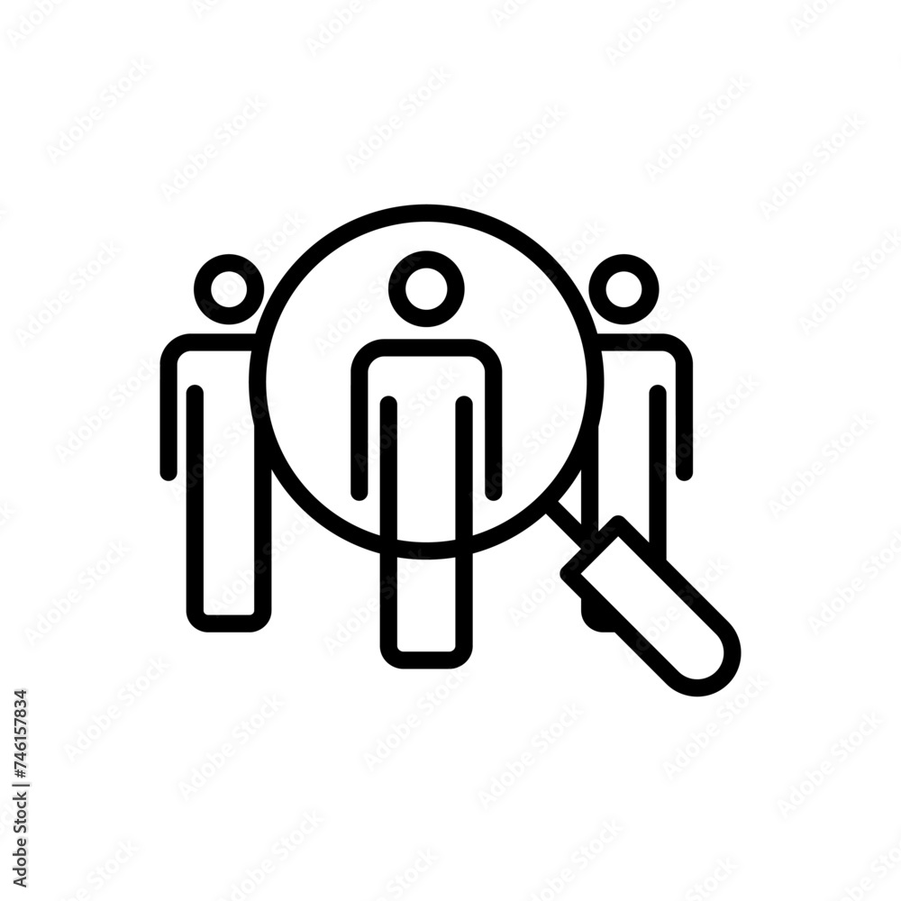 Hiring icon vector. Search job vacancy icon. Human resources concept. Recruitment Hiring icon vector. Search job vacancy icon. Human resources concept. Recruitment