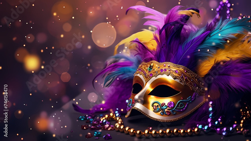 Venetian masquerade mask, carnival mask © ma