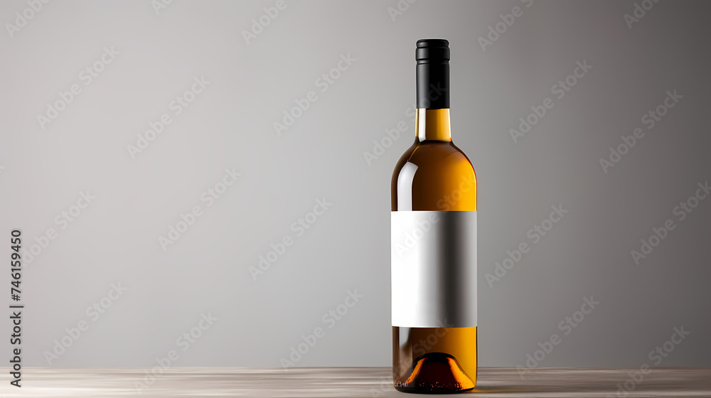 A bottle of fine red wine, commercial shot A bottle of fine red wine, commercial shot