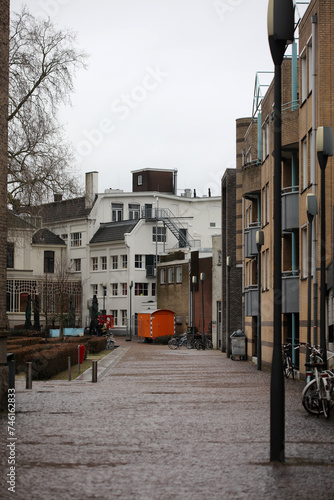 Entschede, Netherlands, Tuesday 27 February 2024 walking around the city top places exploring center on foot big size high prints travel stock photography printings