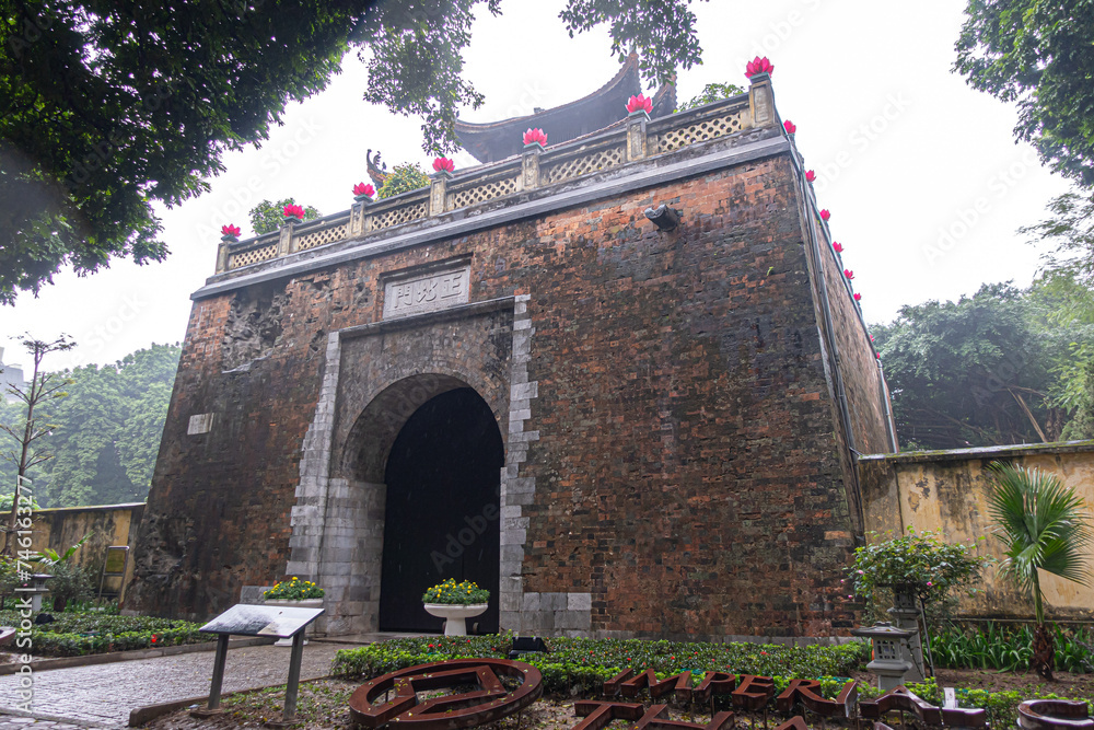 Fototapeta premium タンロン城跡の風景 ベトナム ハノイ