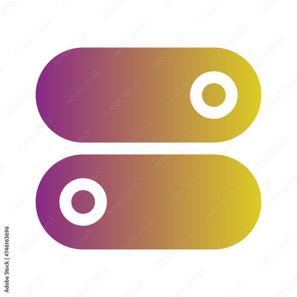 setting flat gradient icon setting flat gradient icon