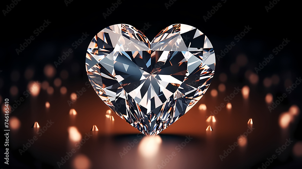 Fototapeta premium sparkling shiny diamonds