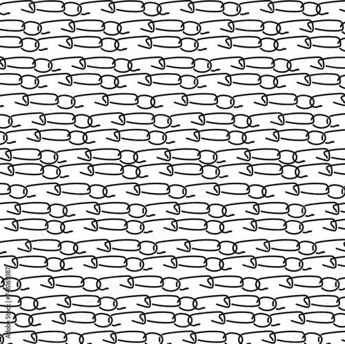 Roughly bent wire elements in the form of a horizontal fence
