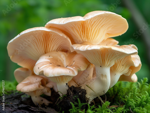 Forest mushrooms are captured in stunning close-up photos. Besides being tasty, they also provide health 