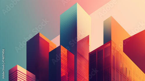 abstract background  Intriguing Desktop Wallpaper featuring Minimalist Architecture Abstract Shapes and Delicate Textures