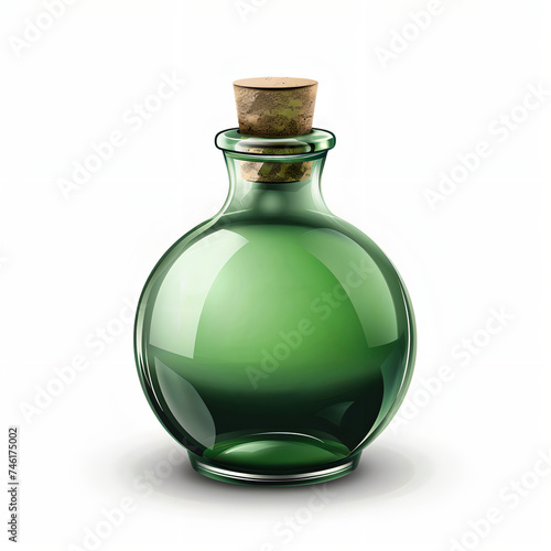 green potion vector on white background