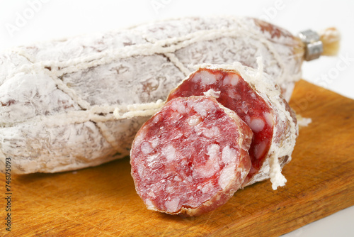 Dry cured French sausage