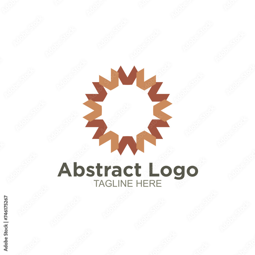 Naklejka premium Abstract logo design element