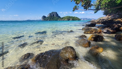 coral reef and sea © Rock