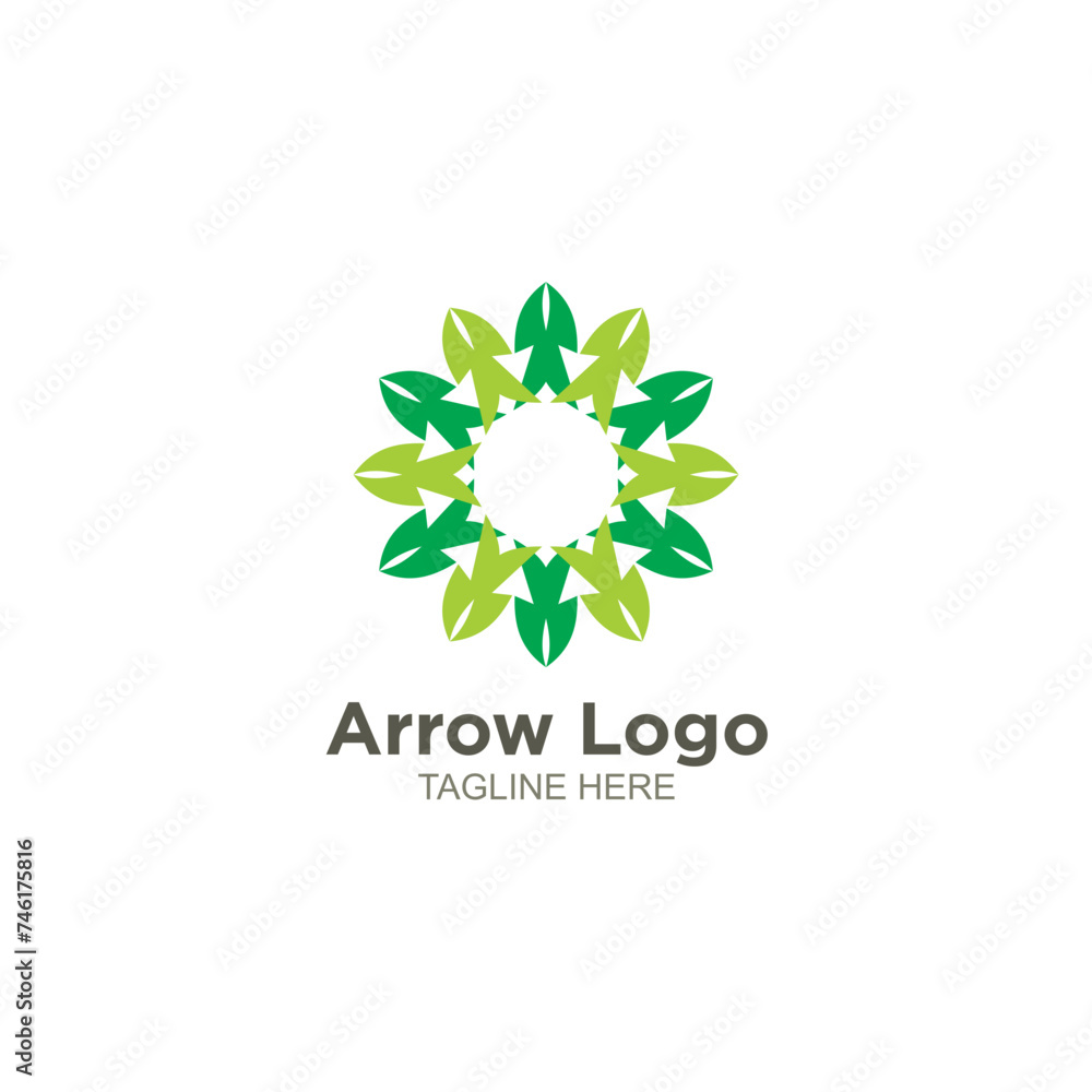 Business arrow logo design Business arrow logo design