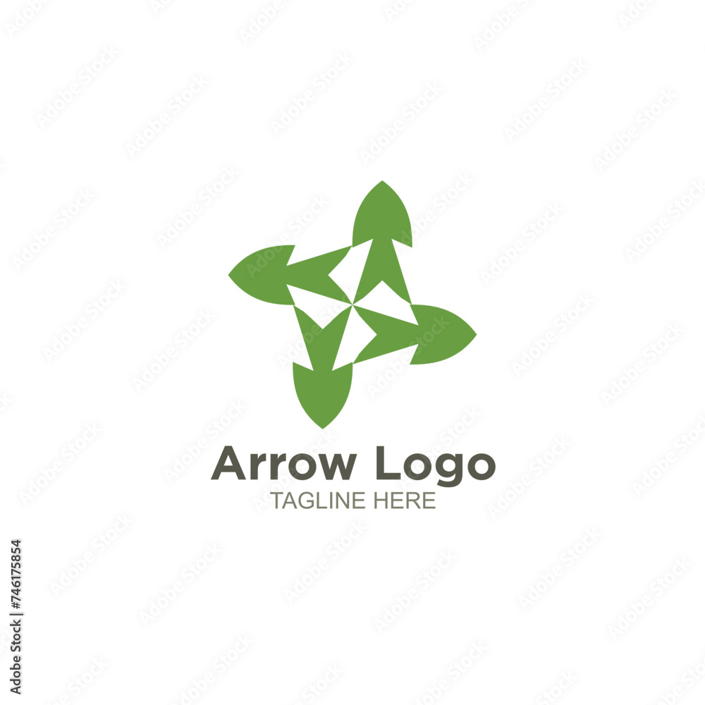 Business arrow logo design Business arrow logo design