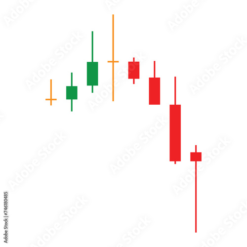 stock chart candlestick icon