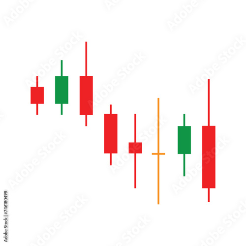 stock chart candlestick icon