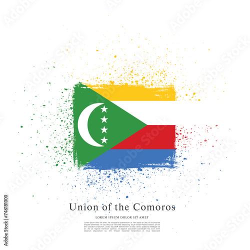 Free Download Flag of Comoros, vector illustration - GFXLoad
