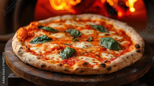 Pizza concept. Preparing traditional italian pizza.
