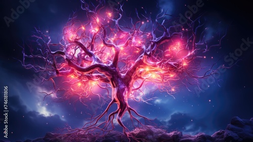 epilepsy brain illustration.